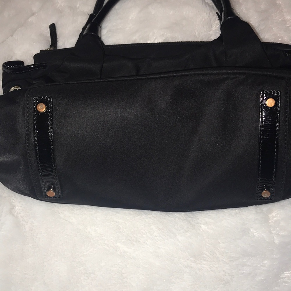 kate spade black top handle bag preowned - Picture 4 of 8